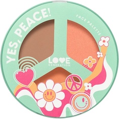 LOVE GENERATION Палетка для лица Yes, Peace! Beach Bebe