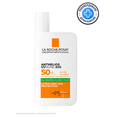 Солнцезащитный флюид для лица LA ROCHE-POSAY Anthelios Uvmune 400 Солнцезащитный матирующий флюид для лица SPF 50+ / PPD 56