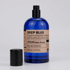 VEGAN.LOVE.STUDIO Туалетная вода мужская Deep Blue бергамот мята капучино морская вода амбра 100.0