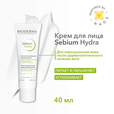 Крем для лица BIODERMA Крем увлажняющий для пересушенной и обезвоженной кожи с воспалениями Sebium Hydra 40.0