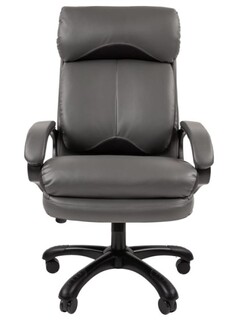 Кресло офисное Chairman 505 7127994 экопремиум серый (черный пластик)