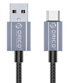 Кабель интерфейсный Orico ORICO-GQA15-20-BK-BP USB-A/USB-C, 18 Вт, 2 метра, черный