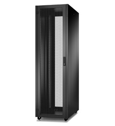 Шкаф напольный 19", 42U Eurolan 60F-42-68-24BL N2000 42U 600×800, пер. перф. одност., зад. перф. двуст., чрн.