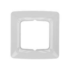 Рамка KRANZ KR-78-0225 DEA 1-я горизонтальная белая