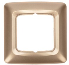 Рамка KRANZ KR-78-0315 DEA 1-я горизонтальная золотой металлик