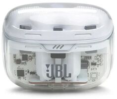 Наушники беспроводные JBL Tune Beam Ghost вкладыши, белые, BT, в ушной раковине (2000626)