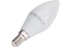 Лампа светодиодная GENERICA LL-C35-12-230-40-E14-G C35 12Вт свеча 4000К E14 230В