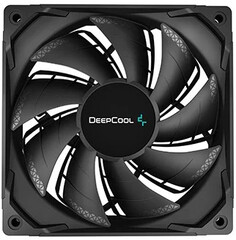 Вентилятор для корпуса Deepcool TF120S BLACK 120x120x25 mm, 500-1800rpm, 64.4CFM, 32.1dBA, 4-pin PWM