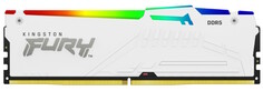 Модуль памяти DDR5 16GB Kingston FURY KF560C40BWA-16 Beast White RGB XMP 6000MHz CL40 1RX8 1.35V 16Gbit