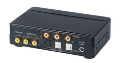 Распределитель SC&T CD02D разветвитель видеосигнала и цифрового аудио (1 вход/2 выхода (1хRCA видео, 1хRCA цифр. аудио, оптический аудио порт Toslink) Sct