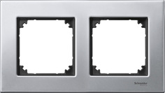 Рамка Schneider Electric MTN403260 Merten M-Elegance 2-я, IP20 (платина серебро)