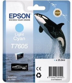 Картридж Epson C13T76054010 для принтера T760 SC-P600, светло-голубой