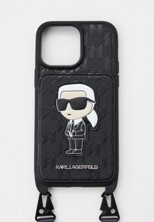 Чехол для iPhone Karl Lagerfeld 14 Pro Max, кросс-боди с кардслотом
