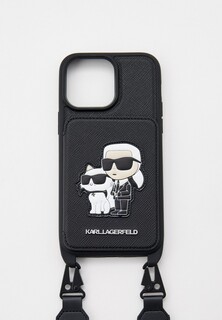 Чехол для iPhone Karl Lagerfeld 14 Pro Max, кросс-боди с кардслотом