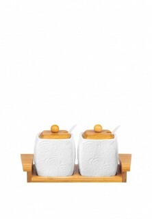 Сахарница Elan Gallery 2 шт., 400 мл 24,5х10х11 см Розы