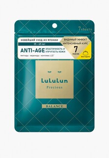 Маска для лица LuLuLun Антивозрастная «Увлажнение и Восстановление Эластичности» Face Mask Precious Balance Green 7