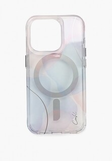 Чехол для iPhone Uniq 15 Pro, COEHL Palette с Magsafe, полупрозрачный с дизайнерским принтом