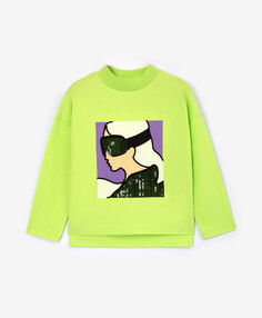 Лонгслив лаймового цвета Gulliver (122)