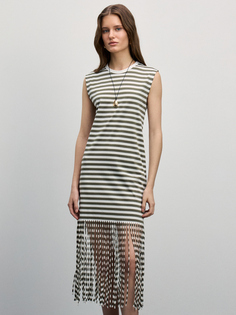 Платье из хлопка с бахромой Zarina