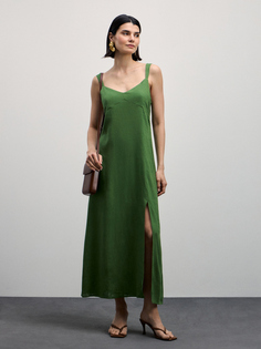 Сарафан с разрезом изо льна Zarina