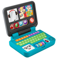 Электронные игрушки Fisher Price Ноутбук для малыша, со звуковыми и световыми эффектами