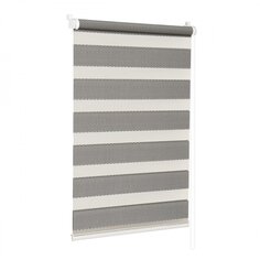 Рулонная штора Масо РБ, 160х73 см, ширина крепления 77 см, серая, СРШ-01МК-41605 Delfa