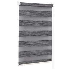 Рулонная штора День и ночь, 160х62 см, ширина крепления 66 см, графит, СРШ-01МК-4306 Delfa