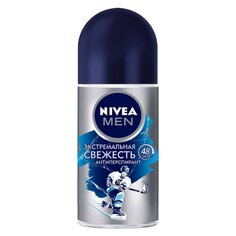 Дезодорант Nivea, Экстремальная свежесть, для мужчин, ролик, 50 мл