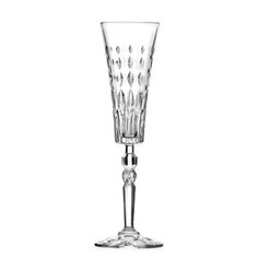 Бокал для шампанского, 170 мл, хрустальное стекло, 6 шт, RCR, Marilyn, 44216
