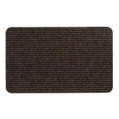 Коврик придверный, 60х40 см, прямоугольный, полиэстер, латексная пропитка, коричневый, Latt high, Blabar, 93521