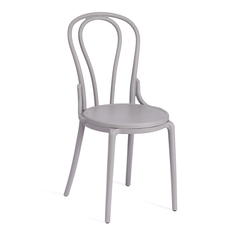 Стул ТС Thonet 09 пластиковый серый 42х52х89 см TC