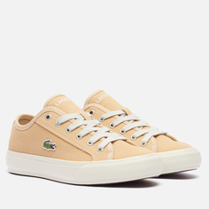 Женские кеды Lacoste Backcourt, цвет бежевый