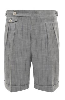 Шорты из хлопка и шерсти Brunello Cucinelli