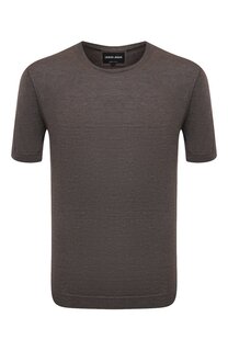 Джемпер из шелка и хлопка Giorgio Armani
