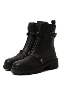 Кожаные ботинки Roman Stud Valentino