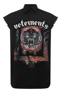 Хлопковая рубашка VETEMENTS
