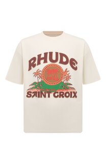 Хлопковая футболка Rhude