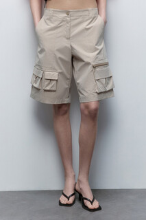 брюки женские Шорты-карго с объемными карманами Befree