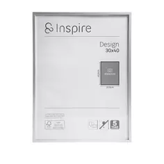 Рамка Inspire Design 30x40 см алюминий цвет серебро