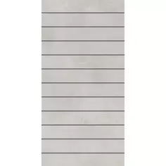 Декор настенный Azori Cemento 31.5x63 см матовый цвет серый