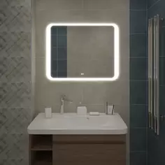 Зеркало для ванной Desire с LED-подсветкой сенсорное с подогревом 90x70 см Без бренда