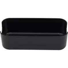 Короб для выдвижного ящика прямоугольный Sensea Remix S цвет черный 7.3x4.7x15.7 см