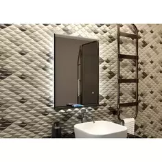 Зеркало для ванной Murano Black с подсветкой 60x80 см Без бренда
