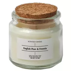 Свеча ароматизированная English Pear&Freesia прозрачный 6 см Без бренда