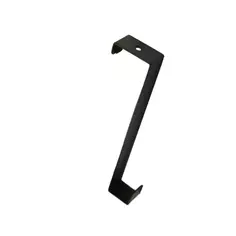 Крючок на дверь Basic 2.5x18 см цвет черный Spaceo