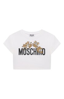 Хлопковая футболка Moschino