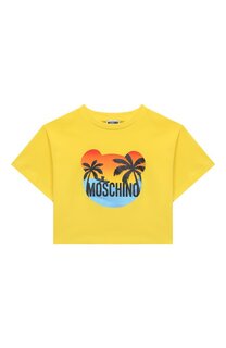 Хлопковая футболка Moschino