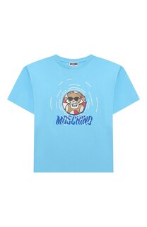 Хлопковая футболка Moschino