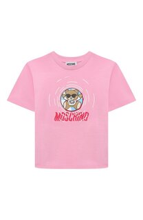 Хлопковая футболка Moschino