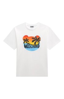Хлопковая футболка Moschino